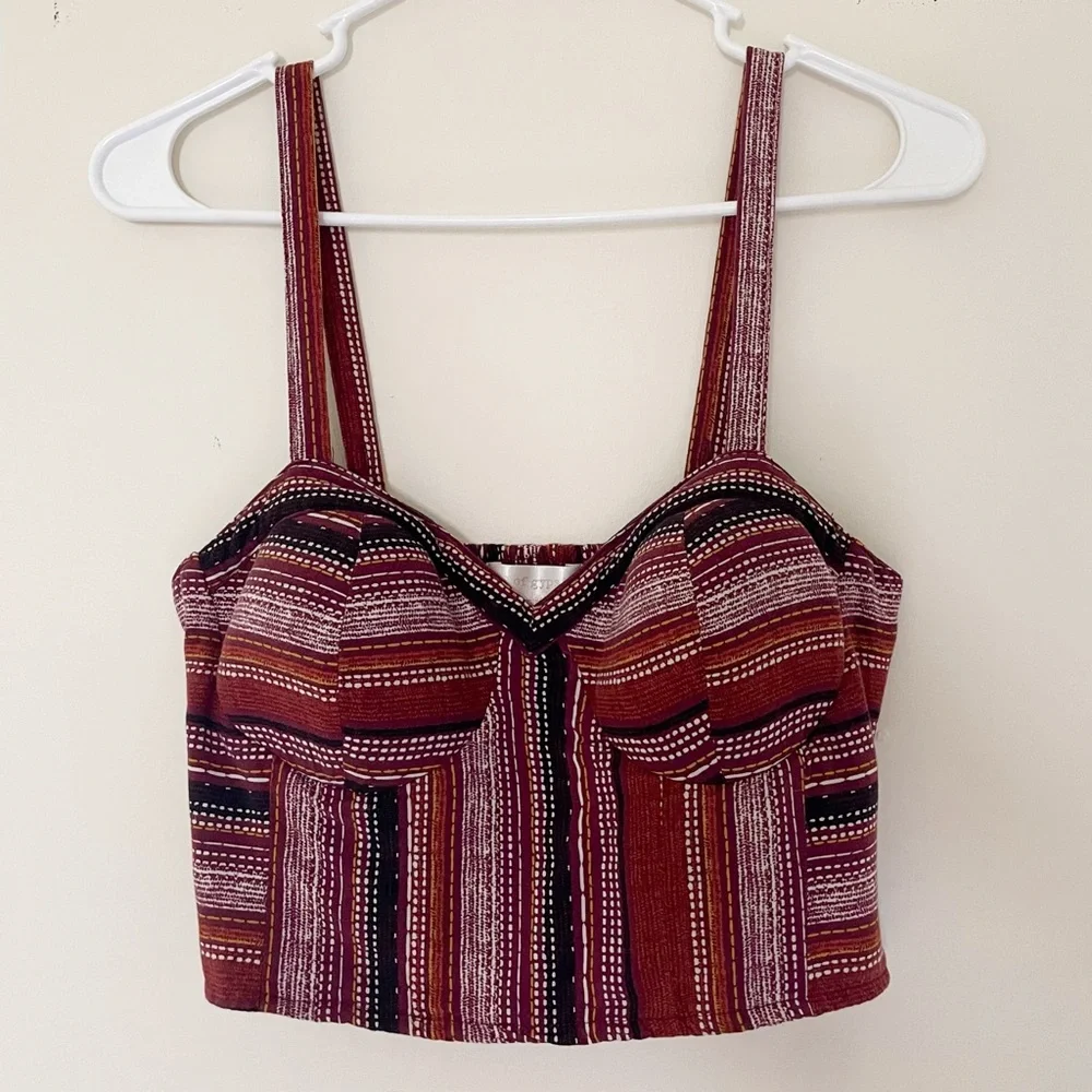 Band of Gypsies Red Striped Two-Piece Set - Picture 3 of 8